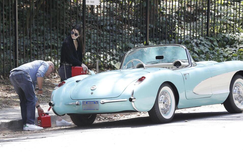 Kendall Jenner se quedó varada.