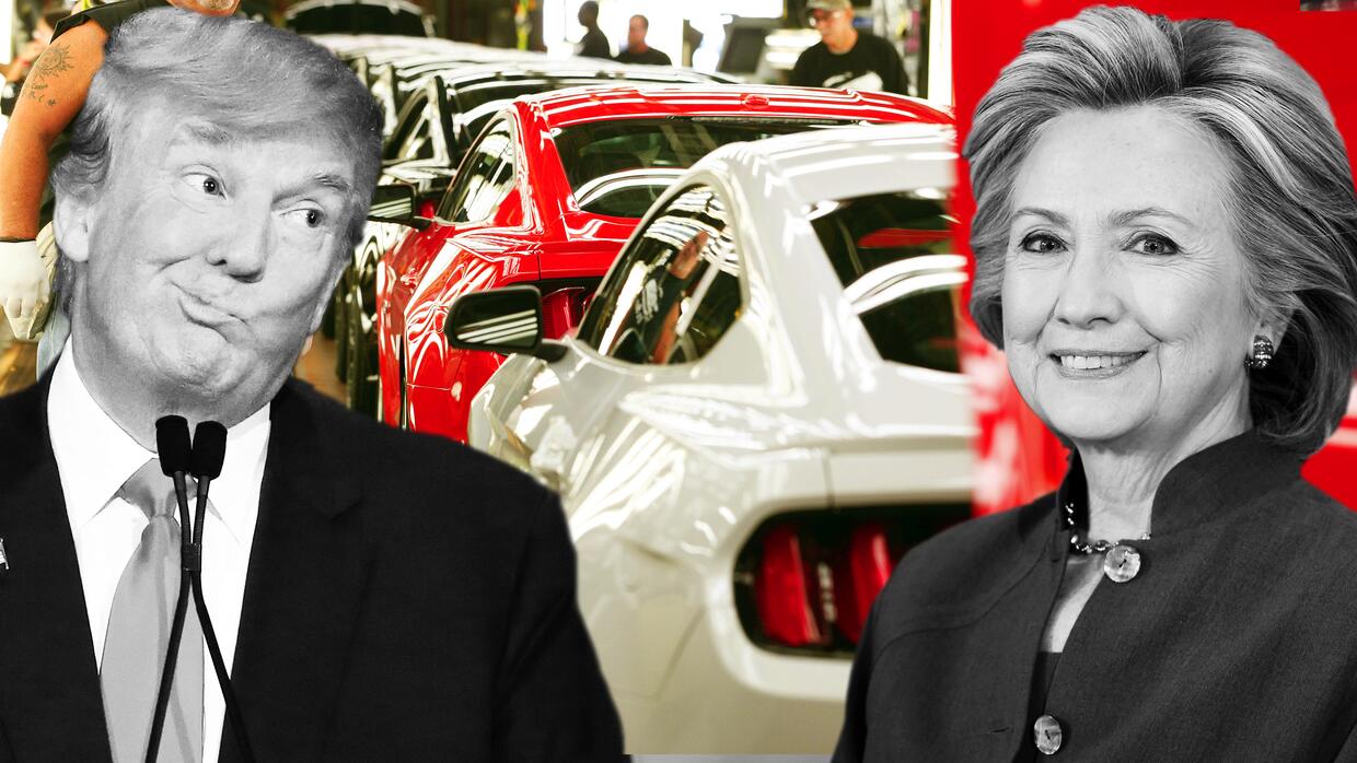 Hillary Clinton y Donald Trump proponen dos visiones muy distintas para...