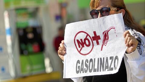 El &#39;gasolinazo&#39; en México ha generado protestas.