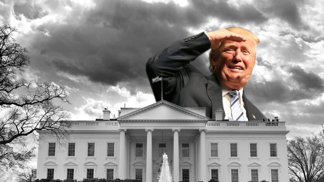 Resultado de imagen para trump en la casa blanca