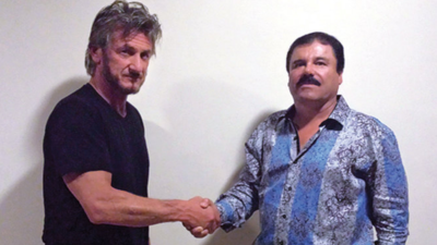 La cena de Sean Penn y Kate del Castillo con "El Chapo" durante la fuga...