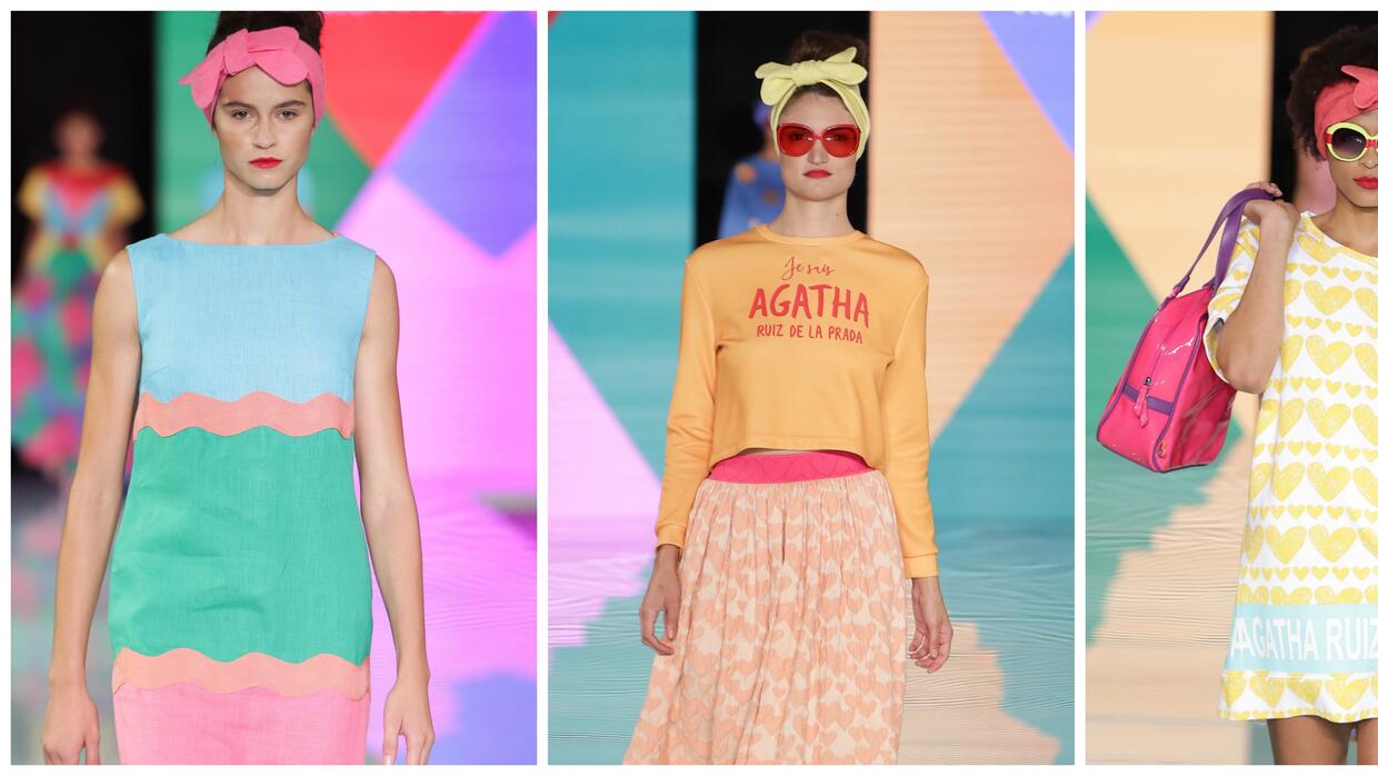 Los colores pasteles protagonizaron las colección de Agatha Ruíz de la P...