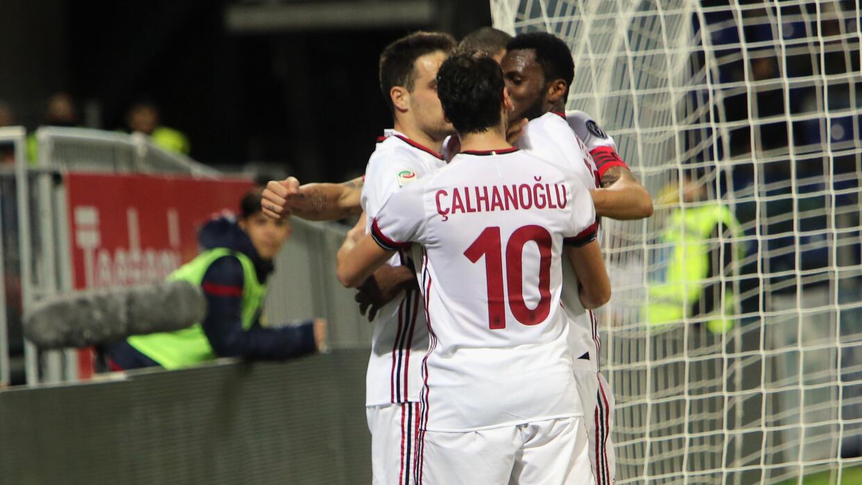 Milán obtuvo en Cagliari su primer triunfo a domicilio con Gattuso