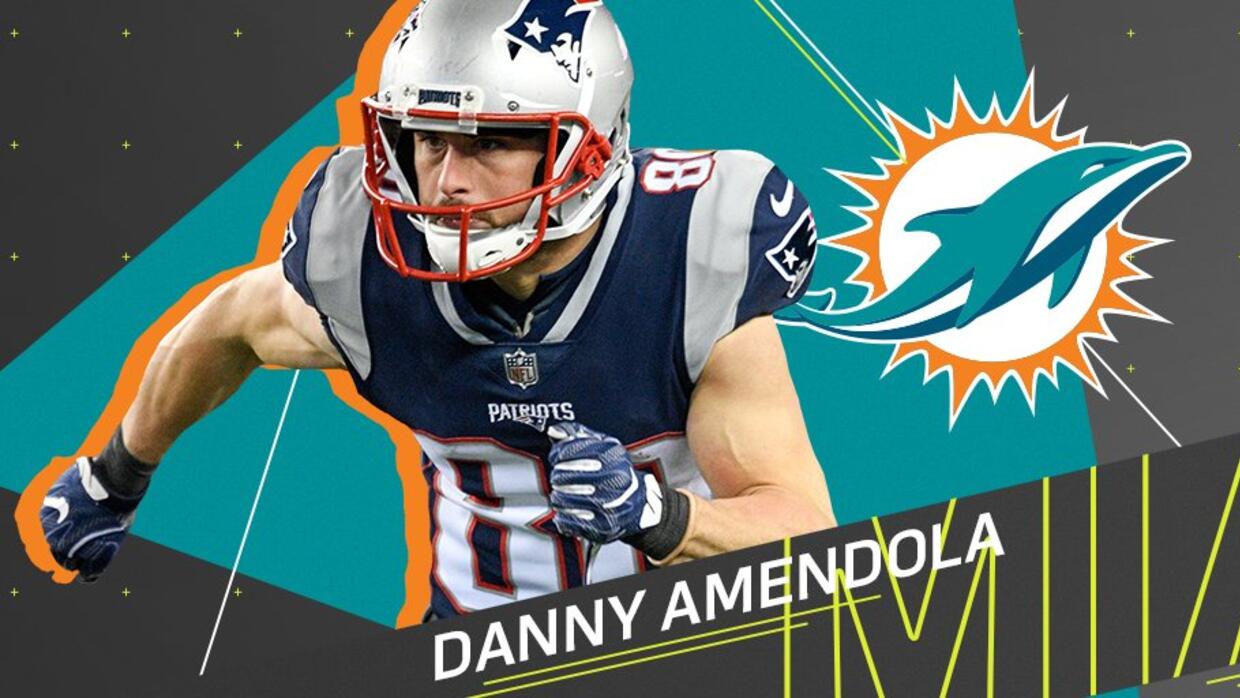 Adiós Brady: Danny Amendola deja a los Pats para jugar en Miami