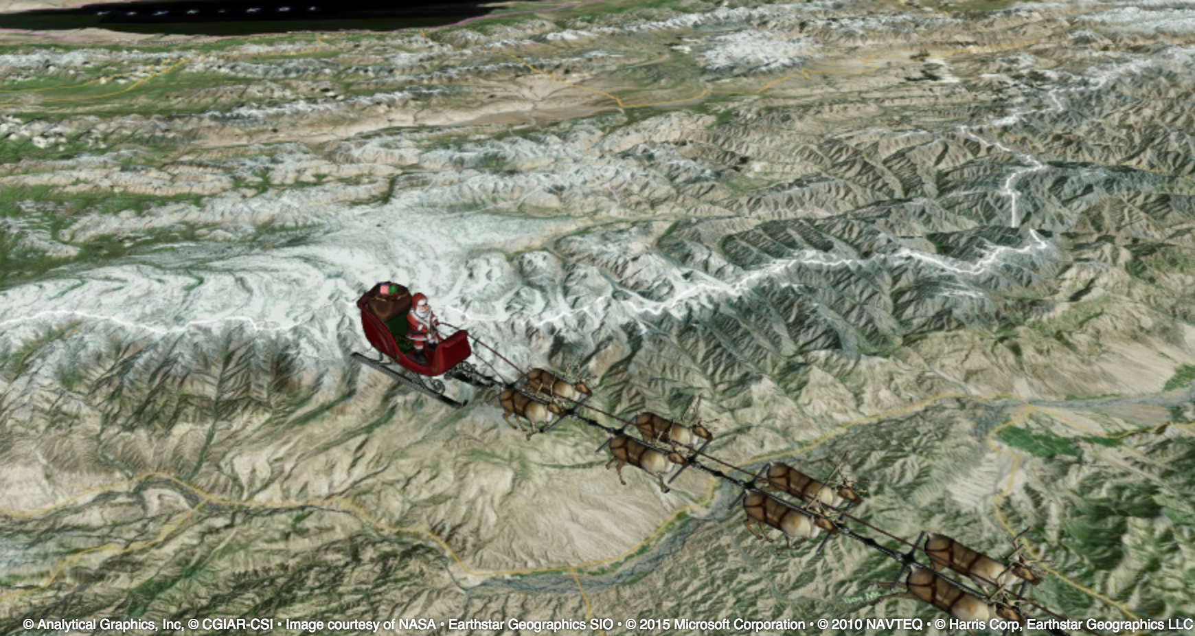 ¿Dónde está Santa Claus ahora? Niños pueden seguir su 