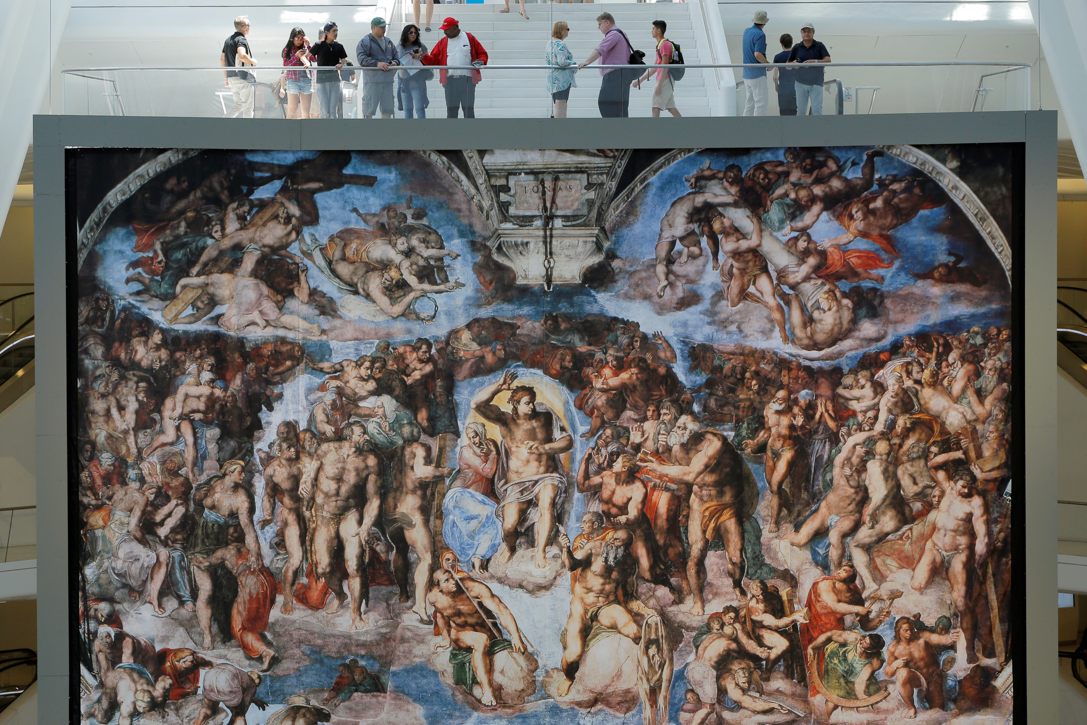 Get Fresco Capilla Sixtina Juicio Final Background