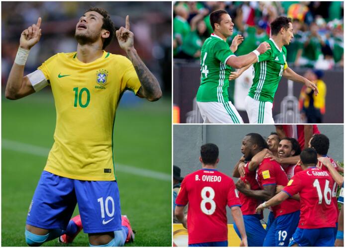 Brasil mantiene su corona, el 'Tri' pierde terreno con Costa Rica en el...