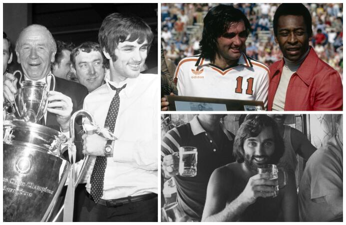 George Best: Alcohol, mujeres, coches lujosos y fútbol George Best.jpg