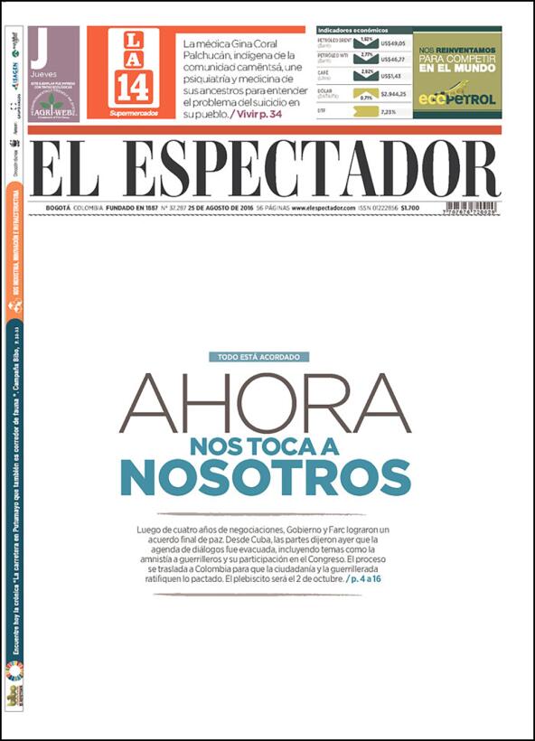 Así contaron los diarios colombianos el histórico acuerdo de paz 5 (2).jpg