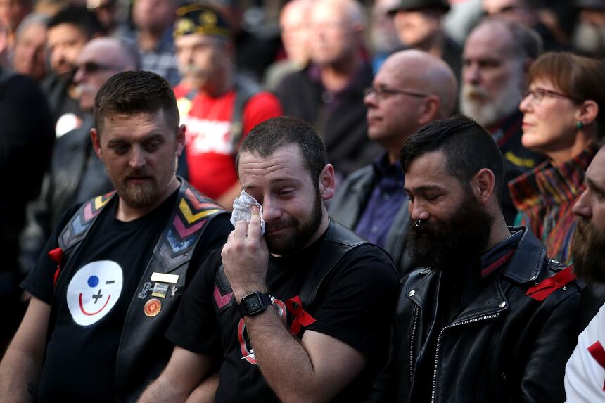 Decenas de personas conmemoraron la lucha contra el Síndrome de Inmunode...