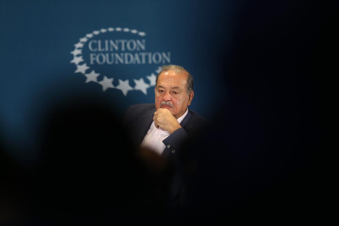 #4: Carlos Slim, propietario de Grupo Carso. Fortuna estimada: 50,000 mi...
