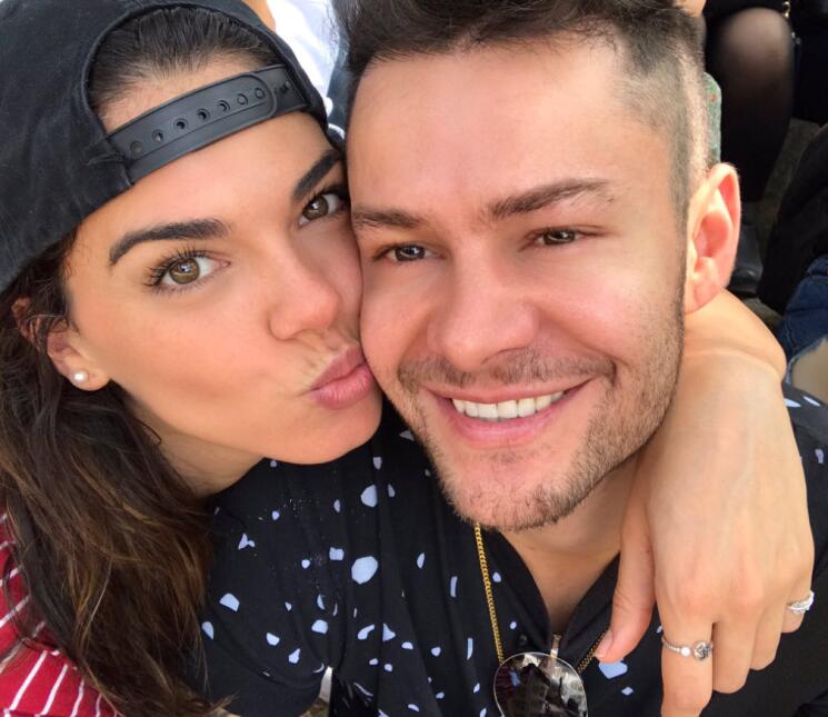 Livia Brito y su novio Said 'El Caballero'