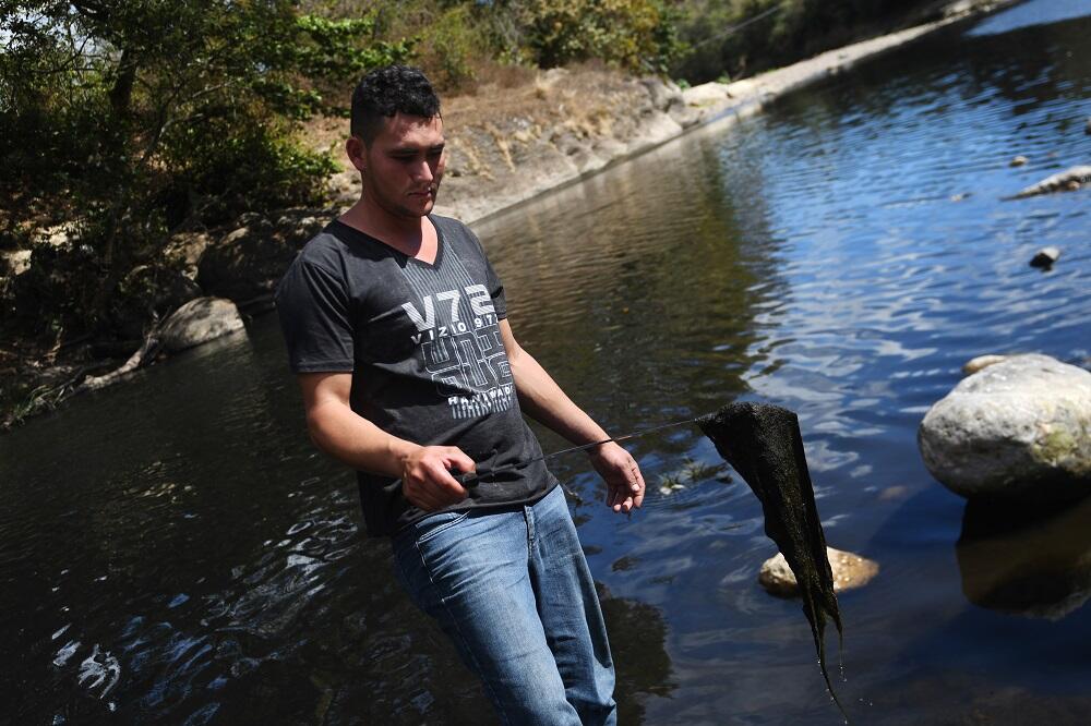 Contaminación en el río Lempa