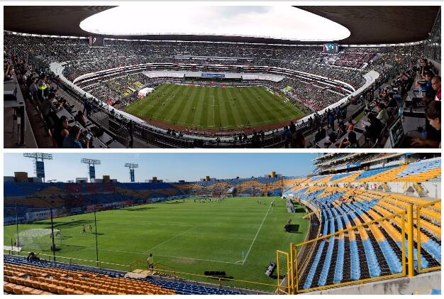 Estadio Azteca y Estadio Alfonso Lastras
