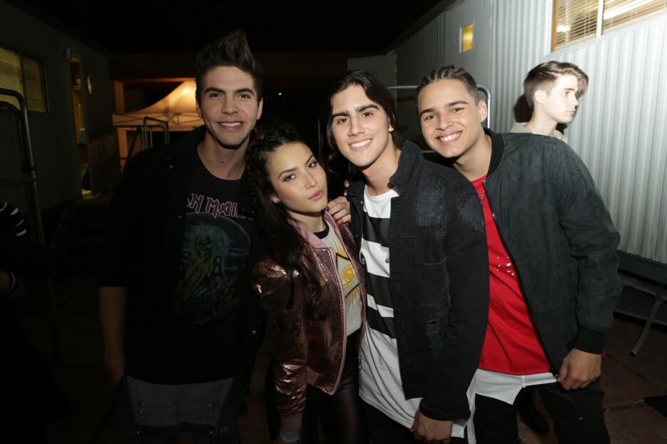 Surprise! Johann Vera visitó a los chicos de La Banda