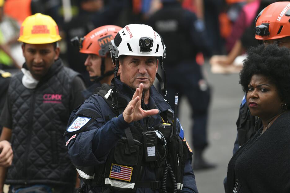 Terremoto México Rescatistas internacionales
