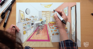 Resultado de imagen para gif tumblr de cuartos de adolescente