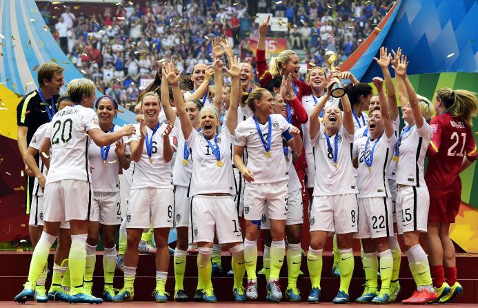 Selección Nacional Femenil de Estados Unidos, nominada a Equipo del Año