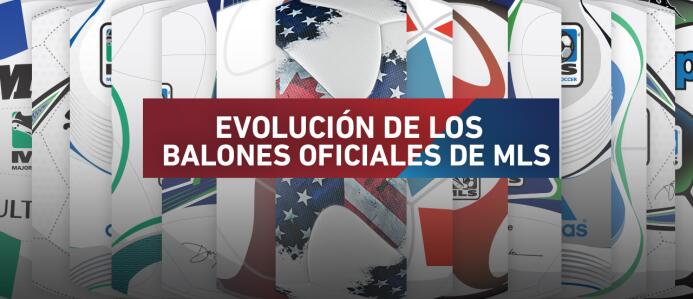 Evolución del balón de la MLS DL