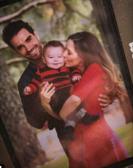 Ariadne Díaz y su hijo Diego