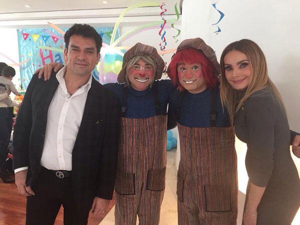 Mellizos Jorge Salinas y Elizabeth Álvarez