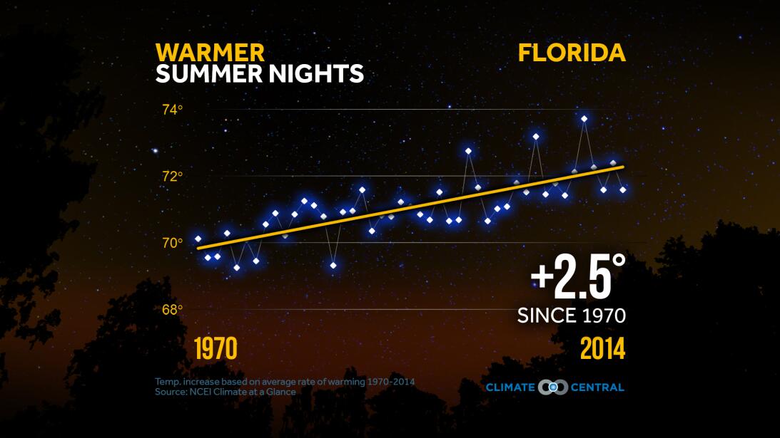 La inesperada consecuencia de que el cambio climático le sume más noches...