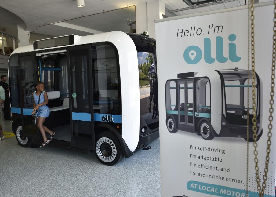 El Olli es un bus autónomo creado por Local Motors