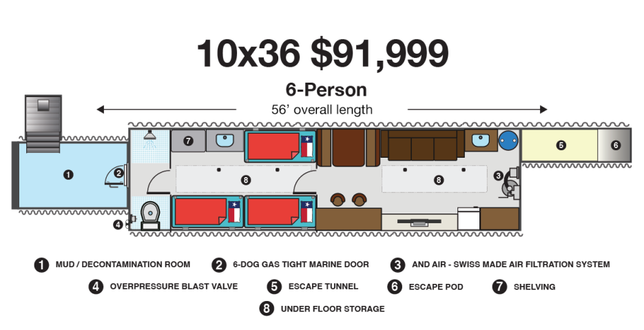 En fotos: Cómo son los refugios subterráneos para sobrevivir a un ataque...