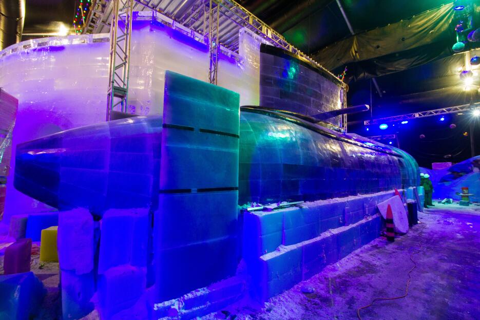 Navidad Caribeña, el tema de la exhibición de esculturas de hielo 'Icela...