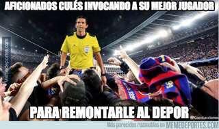 Memes de la derrota del Barcelona ante el Deportivo La Coruña