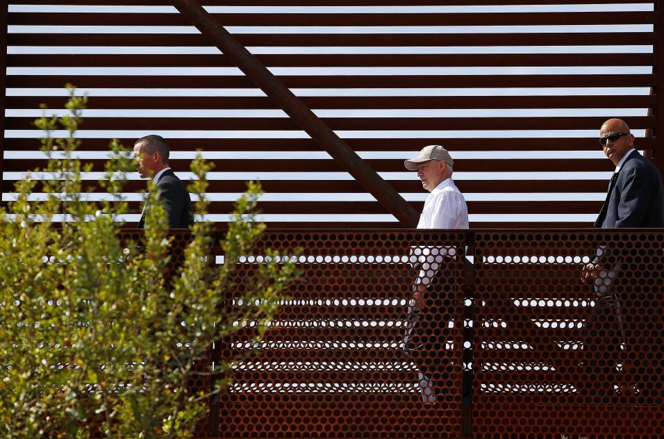 Attorney General Jeff Sessions during his visit to the U.S.-Mexico borde...