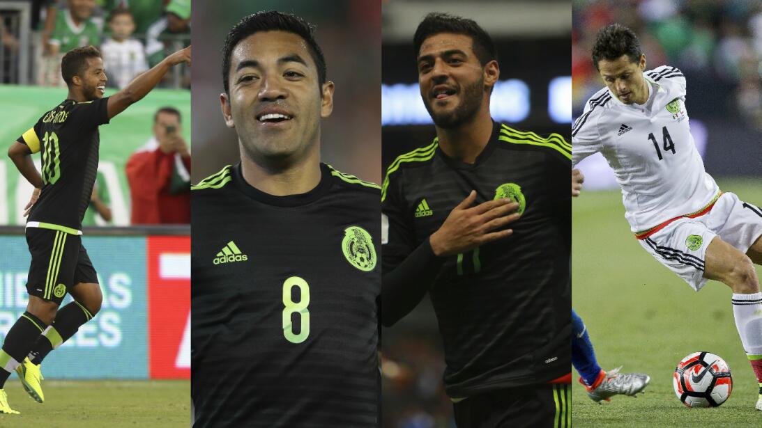 Así sería el cuadro titular del Tri ante Estados Unidos Getty-primera.jpg