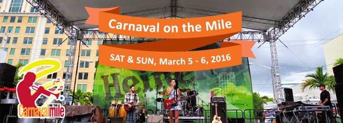 Miles de personas asistieron al Carnaval on the Mile 2016 donde una gran...