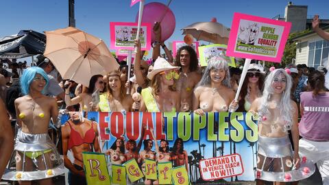 Manifestaci&oacute;n para reclamar la igualdad de g&eacute;nero.