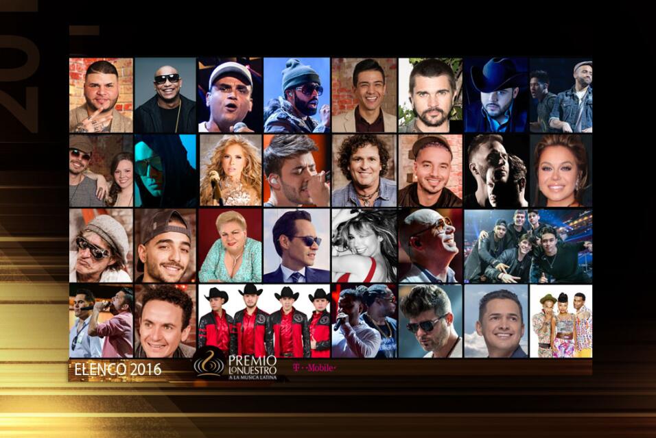 Elenco Premio Lo Nuestro 2016