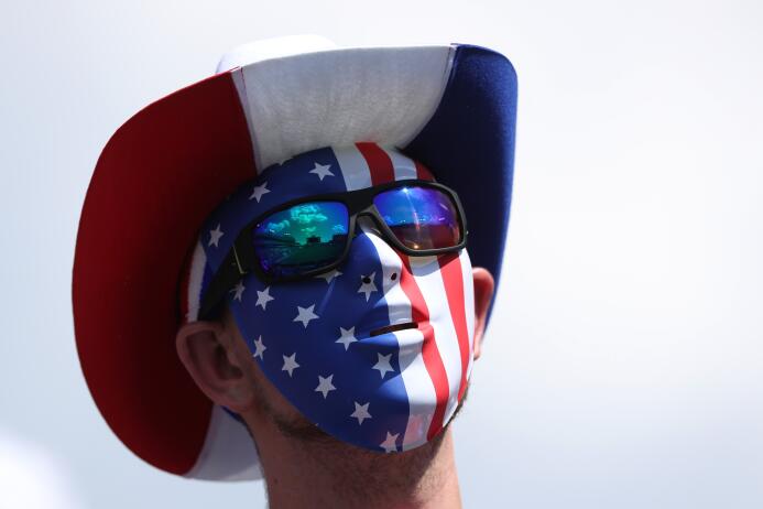 El público norteamericano se dio cita para apoyar a su selección. Maquil...