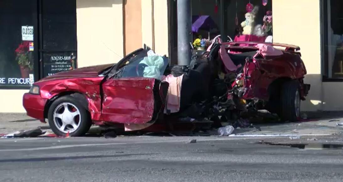Accidente mortal en Pasadena