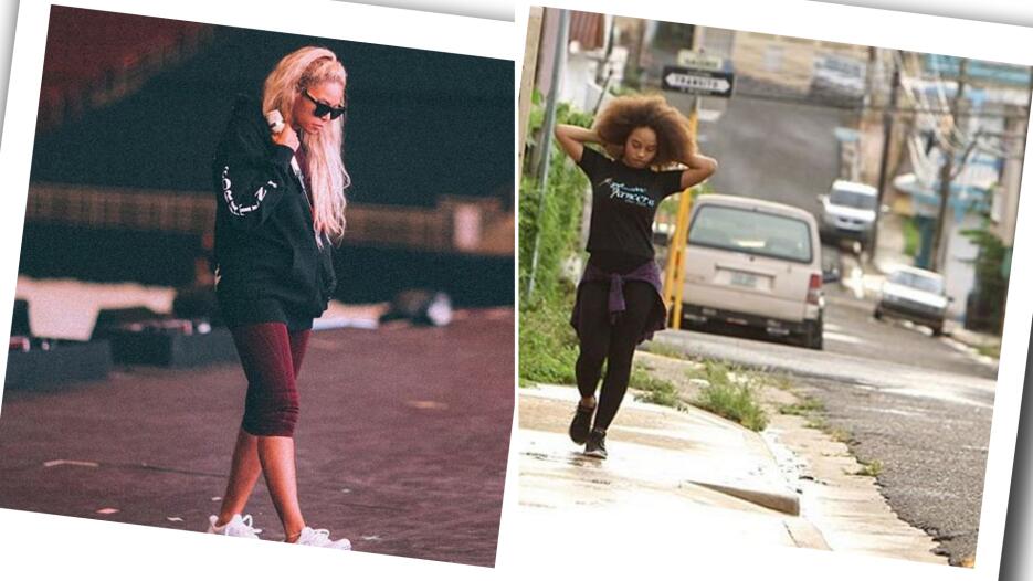Let's get in formation! Queen Bae and Alondra are twinning