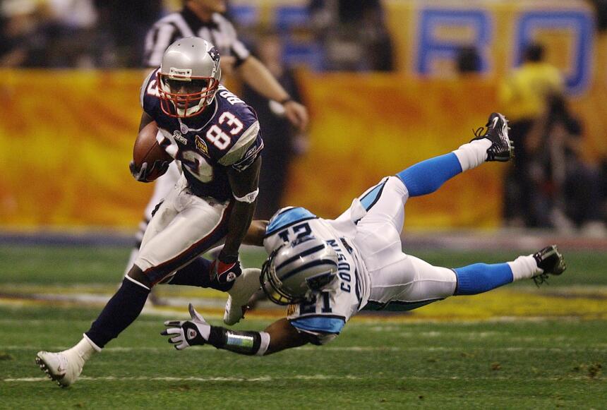 Recuerdo del Super Bowl XXXVIII, el único que Carolina ha jugado