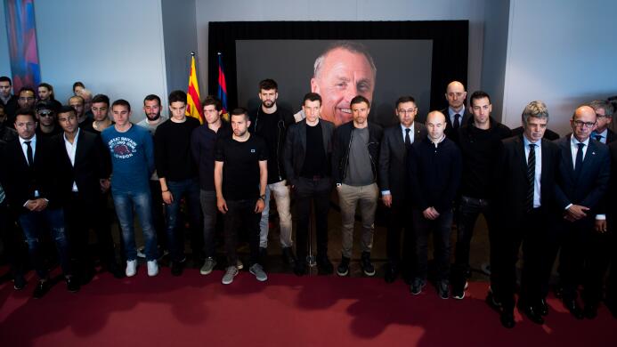 Homenaje a Cruyff Barcelona