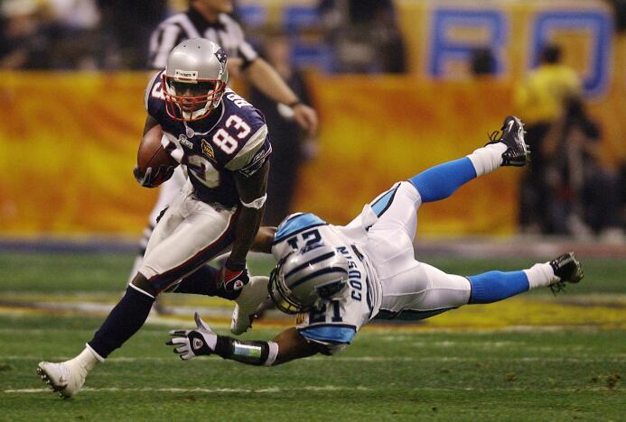 Recuerdo del Super Bowl XXXVIII, el único que Carolina ha jugado