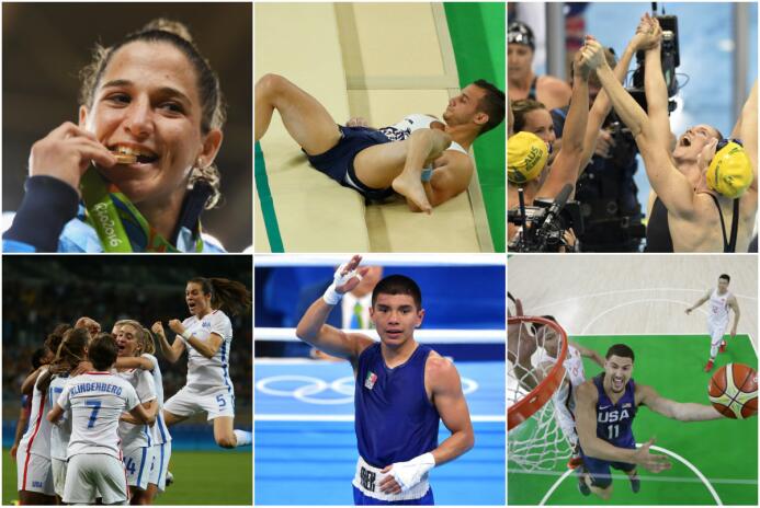 Argentina con su primera medalla de Oro, gimnasta francés tiene accident...