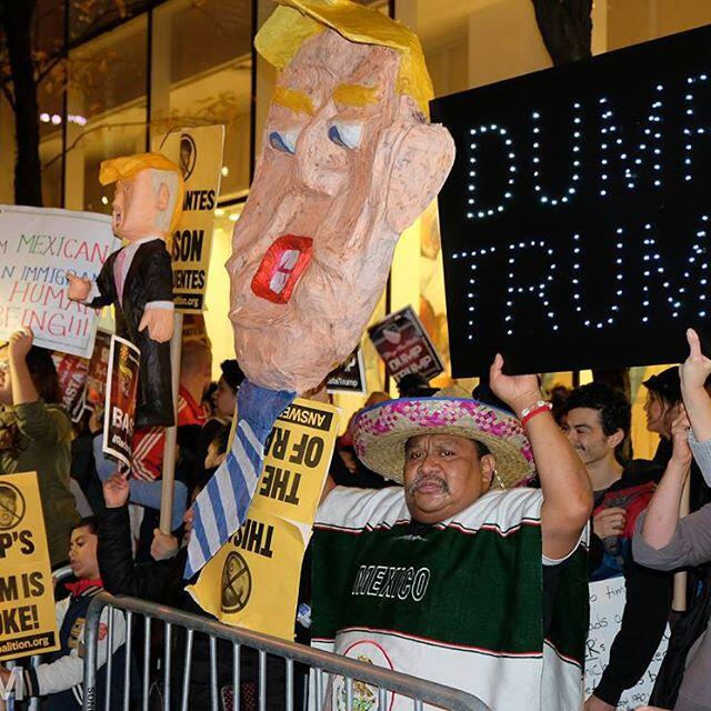 Protestas contra Trump en NY