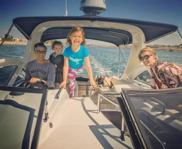 Jaime Camil y sus hijos