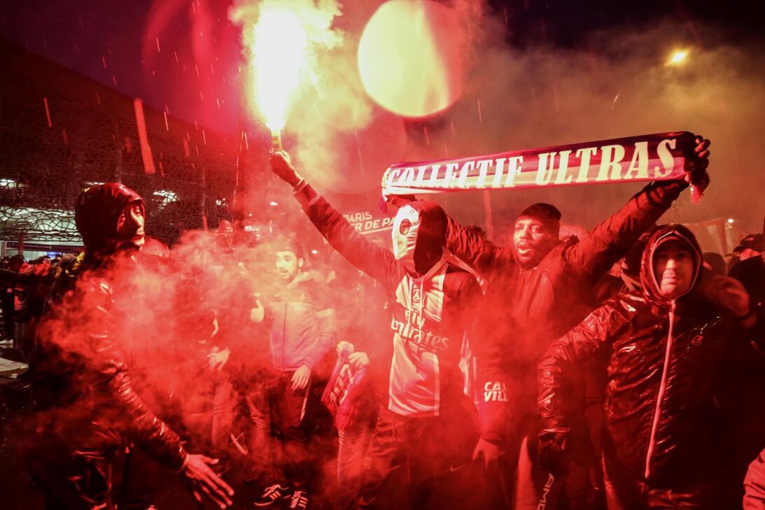 Los aficionados del Paris Saint-Germain –los más hostiles– y del Real Ma...