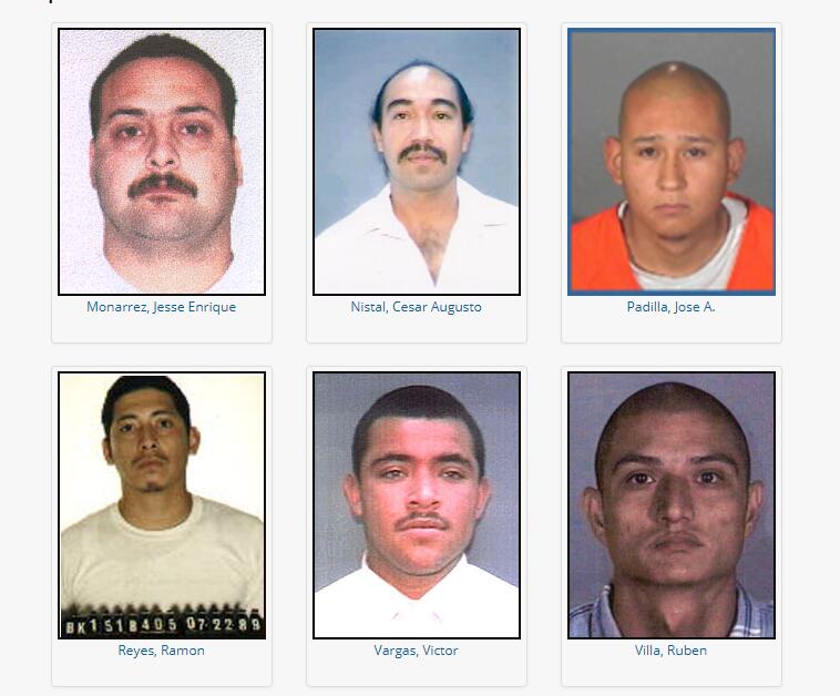 Los más buscados del LAPD