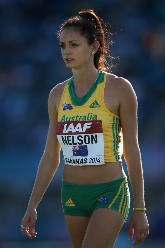 Ella Nelson, una angelical australiana que brilla en el atletismo GettyI...
